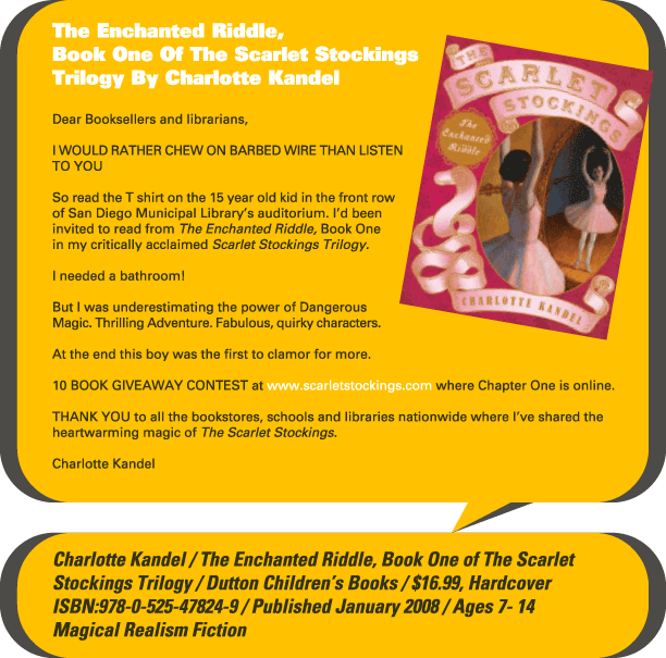 KidsBuzz for week of 11.16.09: The Enchanted Riddle by Charlotte Kandel