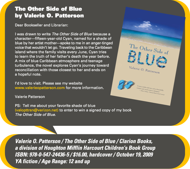 KidsBuzz for week of 11.16.09: The Other Side of Blue by Valerie O. Patterson