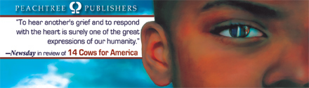 Peachtree: 14 Cows for America by Carmen Agra Deedy, Wilson Kimeli Naiyomah and illustrated by Thomas Gonzalez