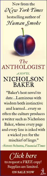 Simon and Schuster: The Anthologist by Nicholson Baker
